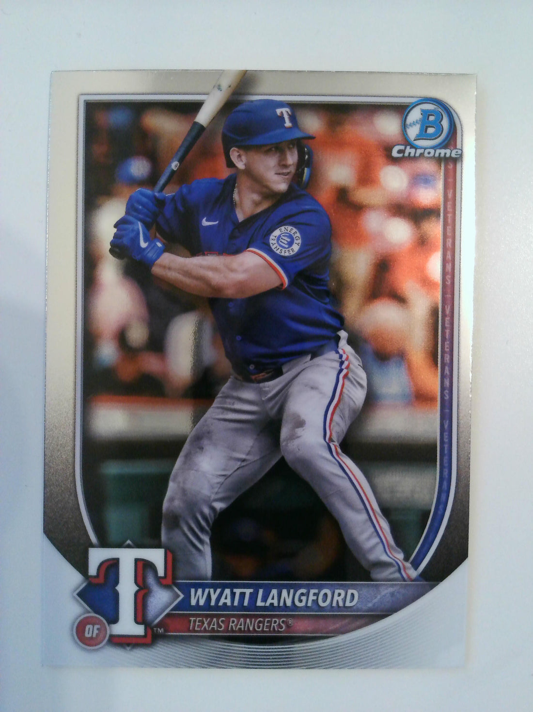 2025 Bowman Chrome Baseball Wyatt Langford #36