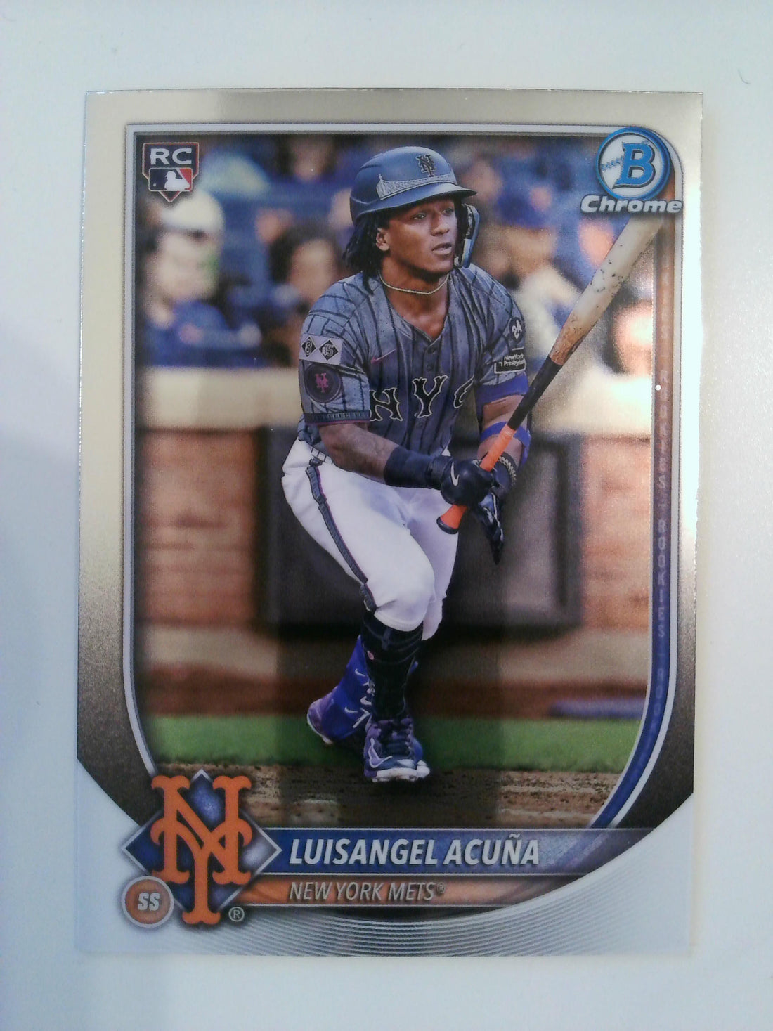 2025 Bowman Chrome Baseball Luisangel Acuña #32 Rookie
