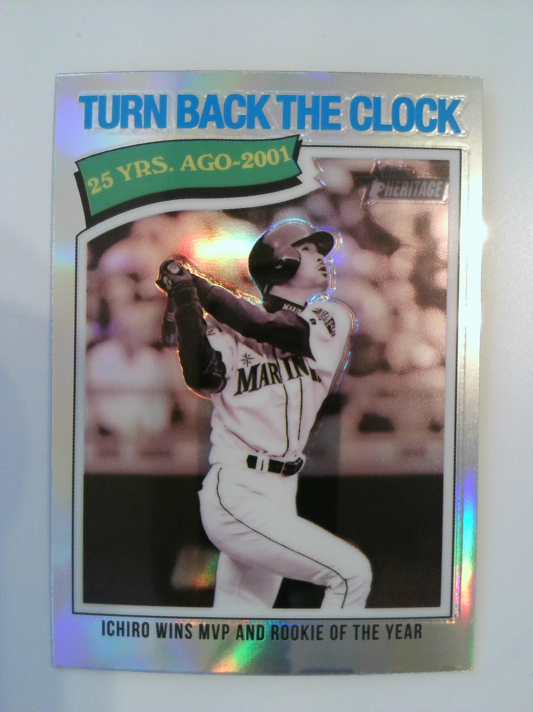 2026 Topps Heritage Baseball Chrome Refractors Ichiro #337