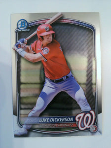 2025 Bowman Draft Baseball Chrome Luke Dickerson #BDC-61