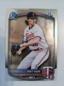 2025 Bowman Draft Baseball Chrome Matt Barr #BDC-154
