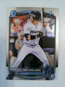 2025 Bowman Draft Baseball Chrome Max Williams #BDC-68