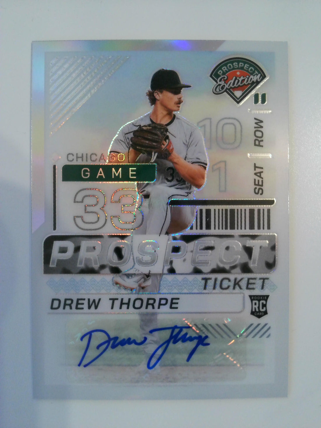 2024 Panini Prospect Edition Baseball Signatures Holo Drew Thorpe #174