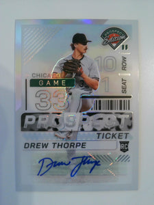 2024 Panini Prospect Edition Baseball Signatures Holo Drew Thorpe #174