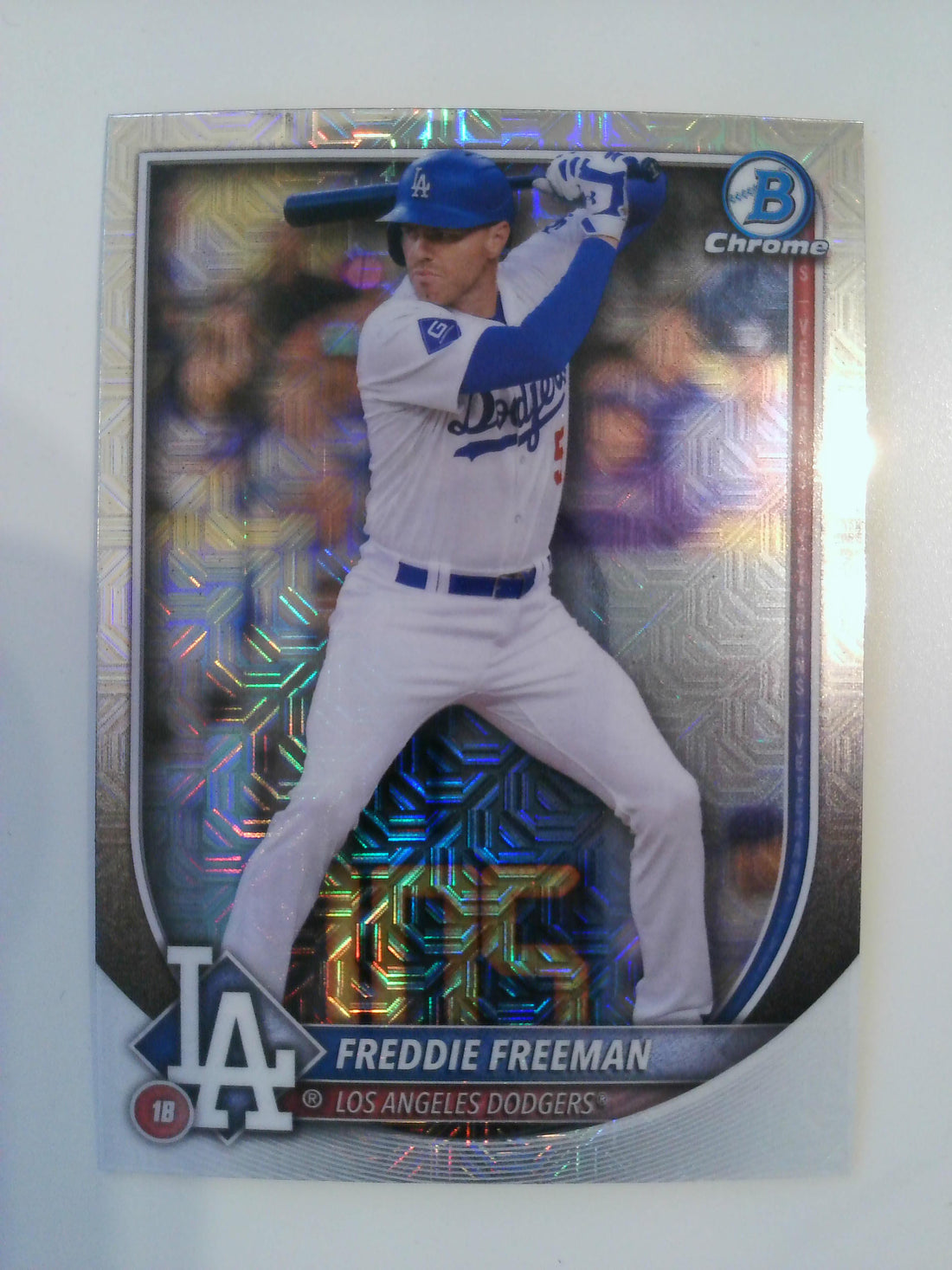 2025 Bowman Baseball Chrome Mojo Refractor Freddie Freeman #5