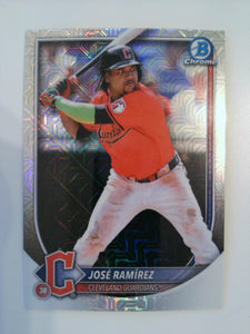 2025 Bowman Baseball Chrome Mojo Refractor José Ramírez #89