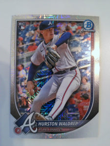2025 Bowman Baseball Chrome Mojo Refractor Hurston Waldrep #61 Rookie