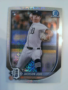 2025 Bowman Baseball Chrome Mojo Refractor Jackson Jobe #50 Rookie