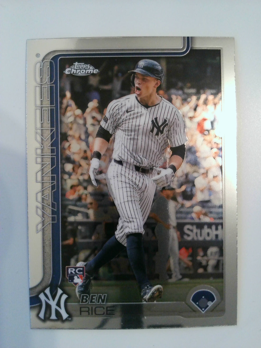 2025 Topps Chrome Baseball Ben Rice #139 Rookie