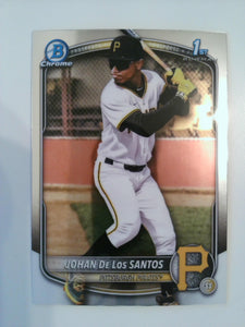 2025 Bowman Chrome Baseball Johan De Los Santos #BCP-163
