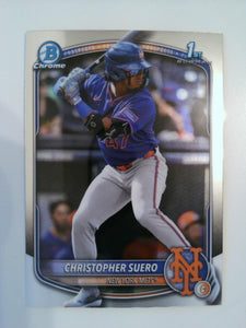 2025 Bowman Chrome Baseball Prospects Christopher Suero #BCP-191