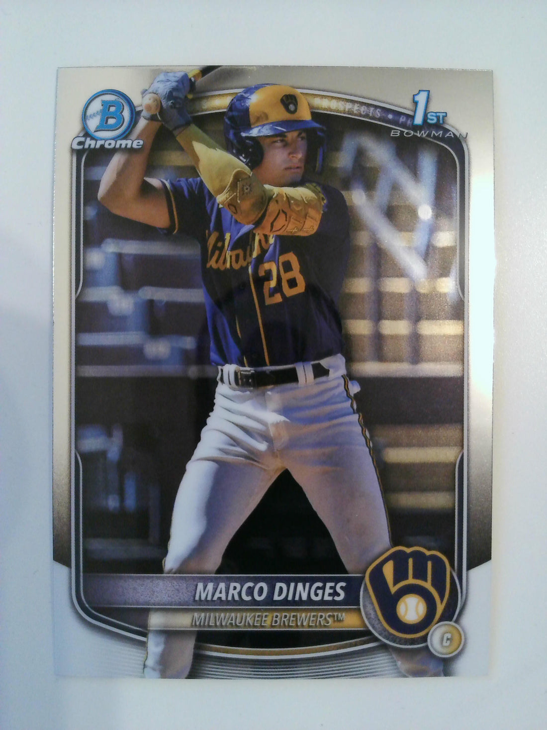 2025 Bowman Chrome Baseball Prospects Marco Dinges #BCP-183