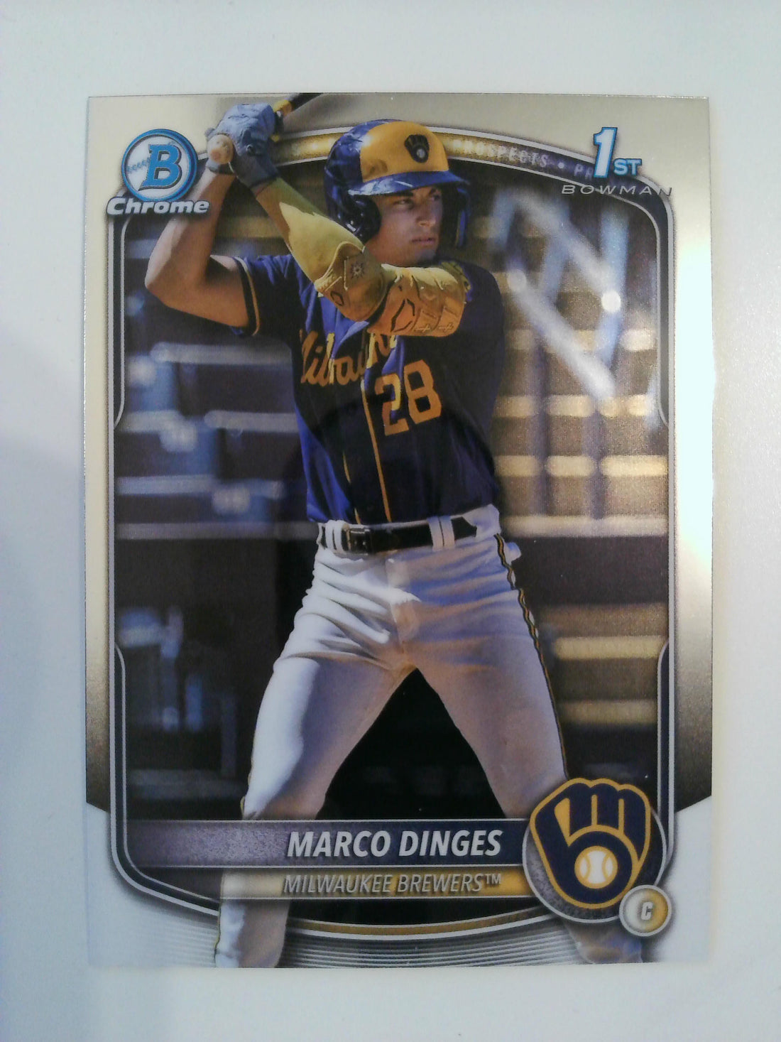 2025 Bowman Chrome Baseball Prospects Marco Dinges #BCP-183