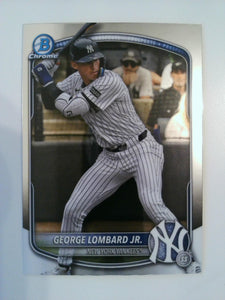2025 Bowman Chrome Baseball Prospects George Lombard Jr. #BCP-164