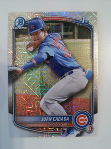 2025 Bowman Chrome Baseball Prospects Mojo Juan Cabada #BCP-207