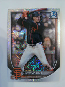 2025 Bowman Chrome Baseball Mojo Refractors Willy Adames #14