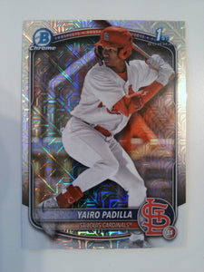 2025 Bowman Chrome Baseball Prospects Mojo Yairo Padilla #BCP-236