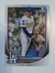 2025 Bowman Chrome Baseball Mojo Refractors Yoshinobu Yamamoto #76