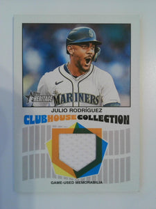 2026 Topps Heritage Clubhouse Collection Relics Julio Rodríguez #CCR-JR