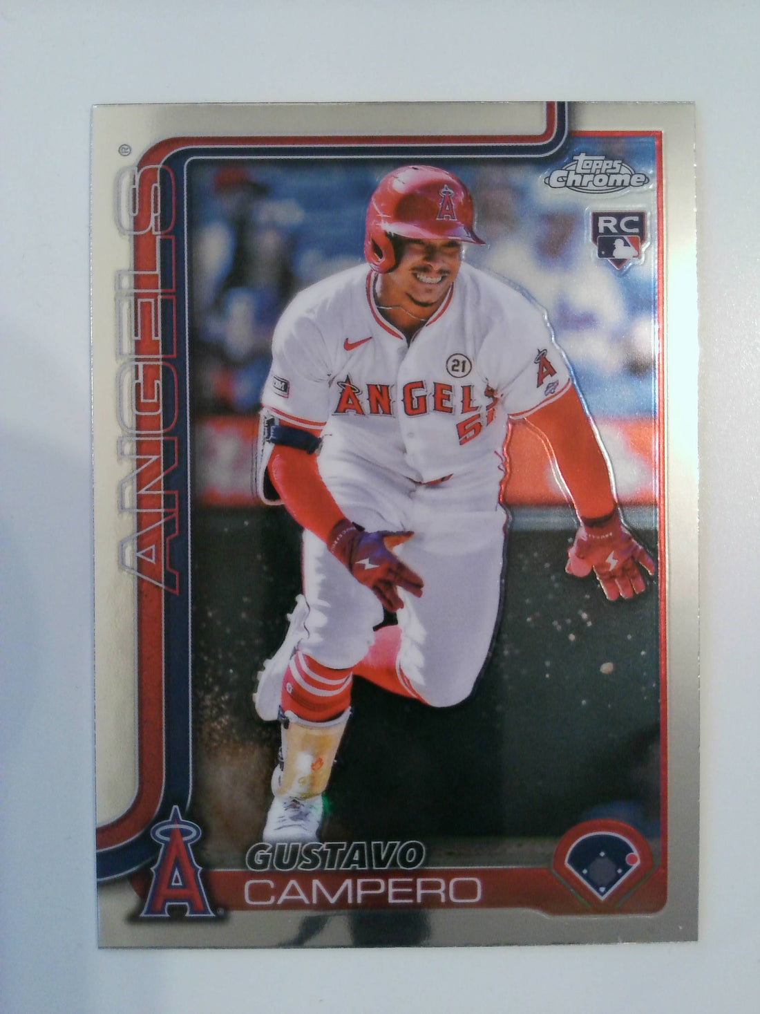 2025 Topps Chrome Baseball Gustavo Campero #63 Rookie
