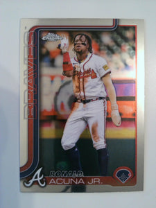 2025 Topps Chrome Baseball Ronald Acuña Jr. #257