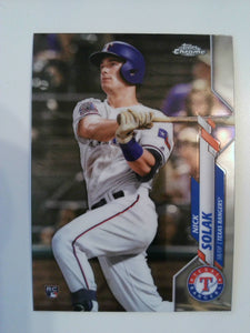 2020 Topps Chrome Baseball Nick Solak #33 Rookie