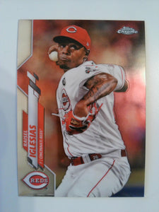 2020 Topps Chrome Baseball Raisel Iglesias #175