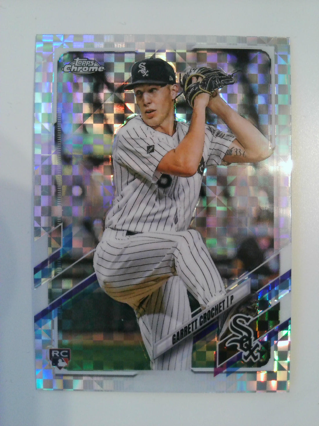 2021 Topps Chrome Baseball X-Fractor Garrett Crochet #69 Rookie