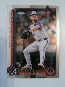 2025 Topps Chrome Baseball Spencer Schwellenbach #203 Rookie