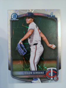 2025 Bowman Chrome Baseball Prospects Laser Teilon Serrano #BCP-188