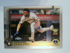 2025 Topps Chrome Baseball Jackson Chourio #262
