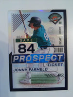 2024 Panini Prospect Edition Baseball Purple 49/99 Jonny Farmelo #87