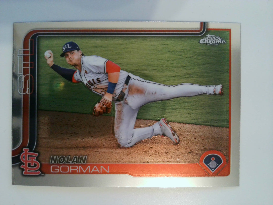 2025 Topps Chrome Baseball Nolan Gorman #80