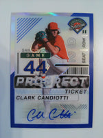 2024 Prospect Edition Baseball Blue Signatures Holo 003/149 Clark Candiotti #85