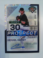 2024 Prospect Edition Purple Scope Signatures Holo 29/49 Michael Massey #50