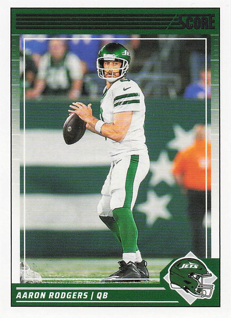 2024 Score Football Aaron Rodgers #222