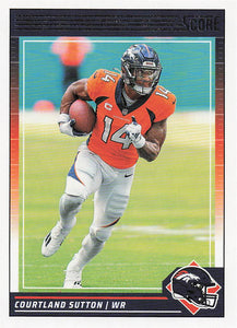 2024 Score Football Courtland Sutton #87