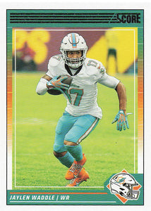 2024 Score Football Jaylen Waddle #177