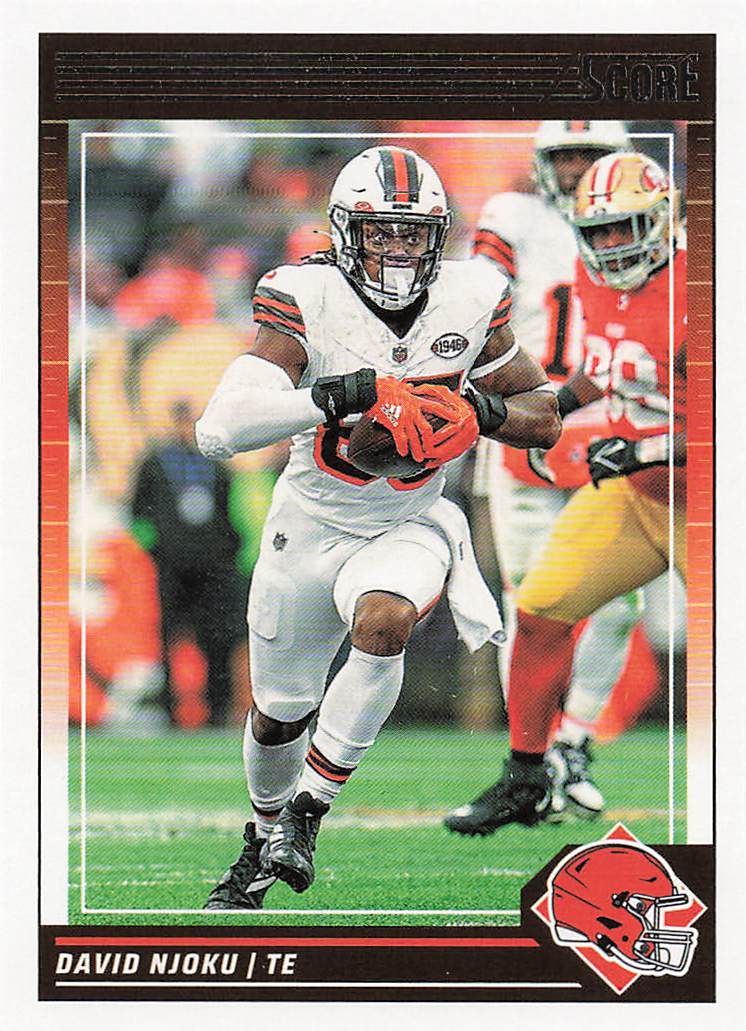 2024 Score Football David Njoku #70