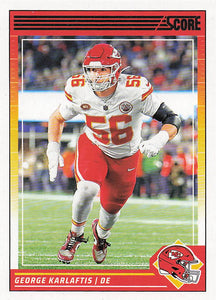 2024 Score Football George Karlaftis #141