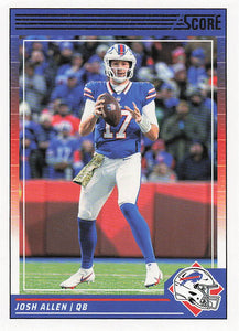 2024 Score Football Josh Allen #28