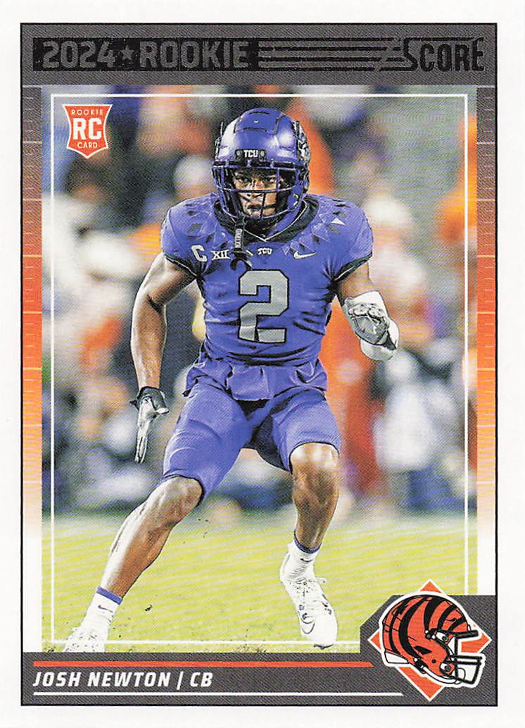 2024 Score Football Josh Newton #357 Rookie