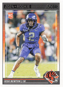 2024 Score Football Josh Newton #357 Rookie