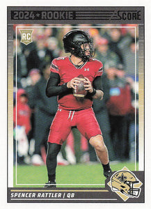 2024 Score Football Spencer Rattler #345 Rookie
