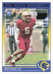 2024 Score Football Jared Verse #312 Rookie
