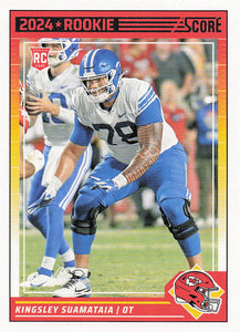 2024 Score Football Kingsley Suamataia #331 Rookie