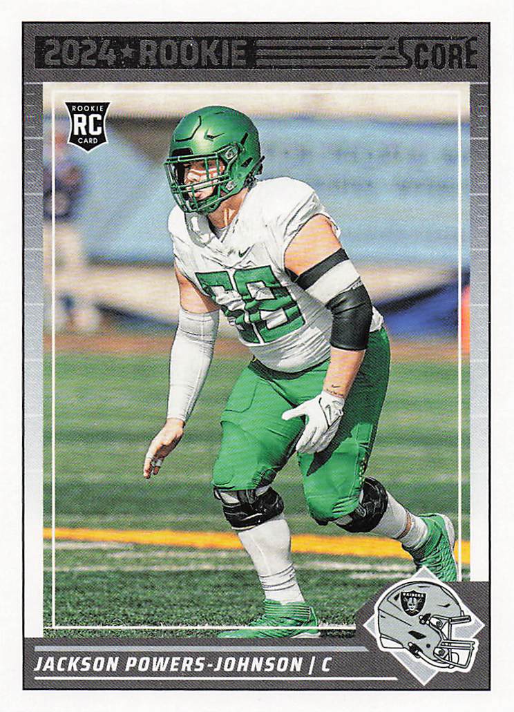 2024 Score Football Jackson Powers-Johnson #321 Rookie