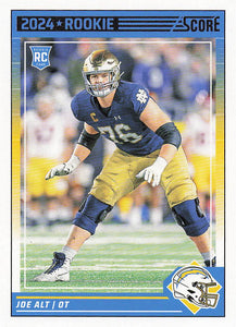 2024 Score Football Joe Alt #307 Rookie