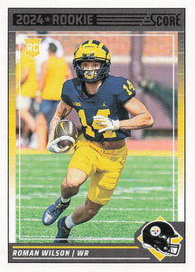 2024 Score Football Roman Wilson #360 Rookie