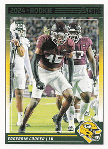 2024 Score Football Edgerrin Cooper #341 Rookie